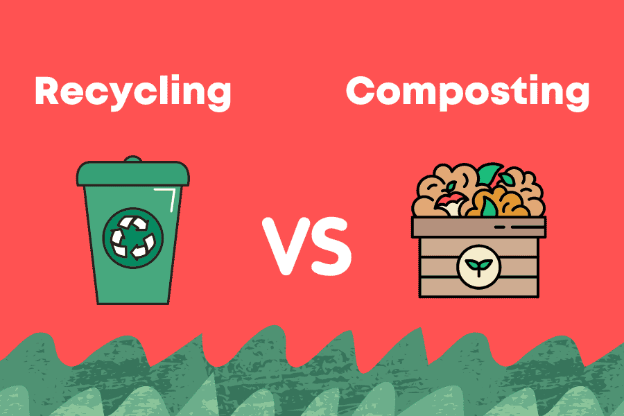 Recycling vs. Composting