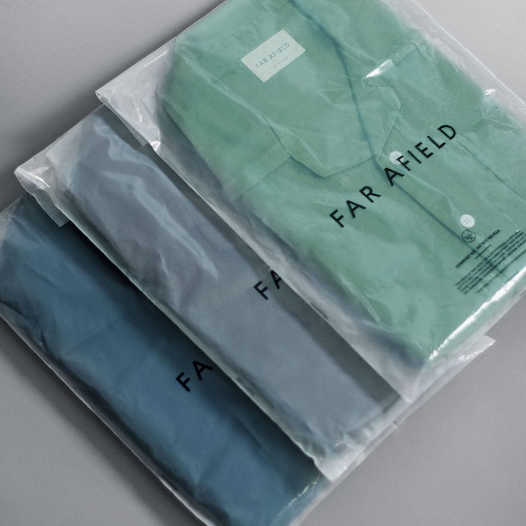 far afield clothing packaging