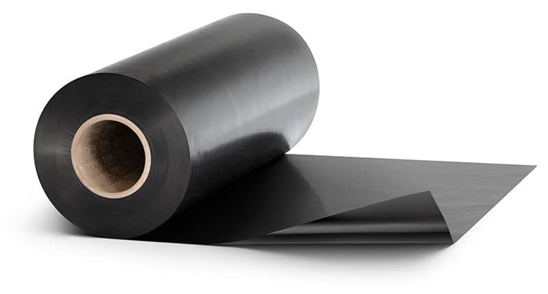 rotolo di pellicola per imballaggio compostabile nera tipacolor