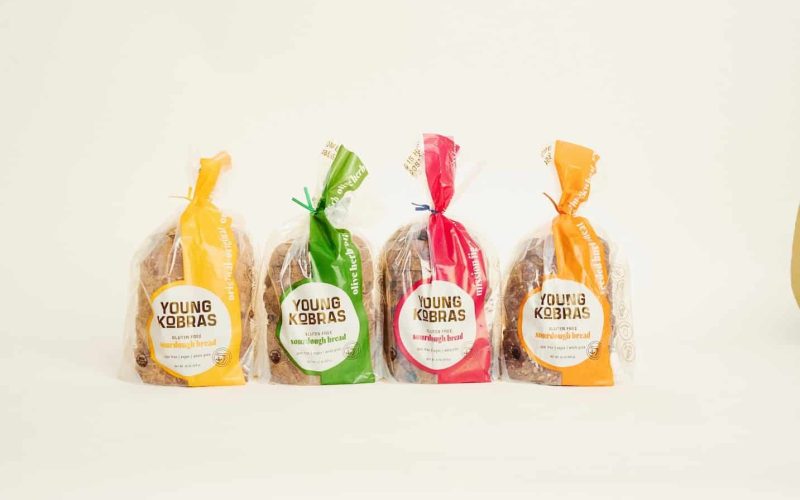 a selection of packaged healthy brown breads